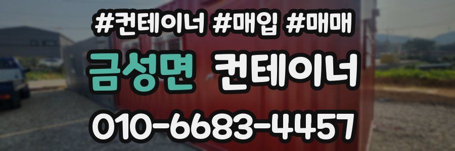 금성면 컨테이너