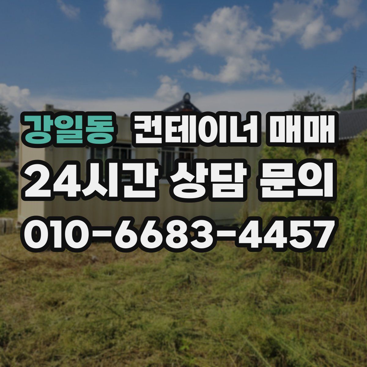 강일동 컨테이너 매매