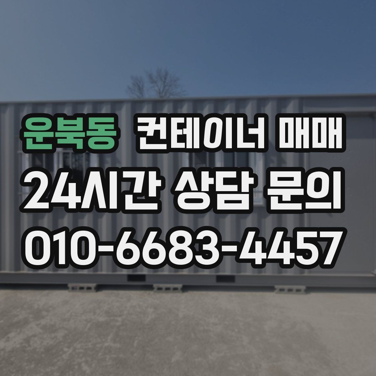 운북동 컨테이너 매매 냉동·냉장형 관리 포인트 정리