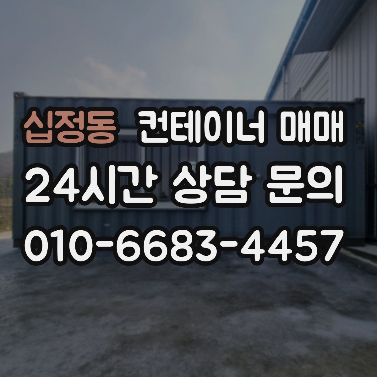 십정동 컨테이너 매매 현장 활용도를 높이는 규격별 장단점