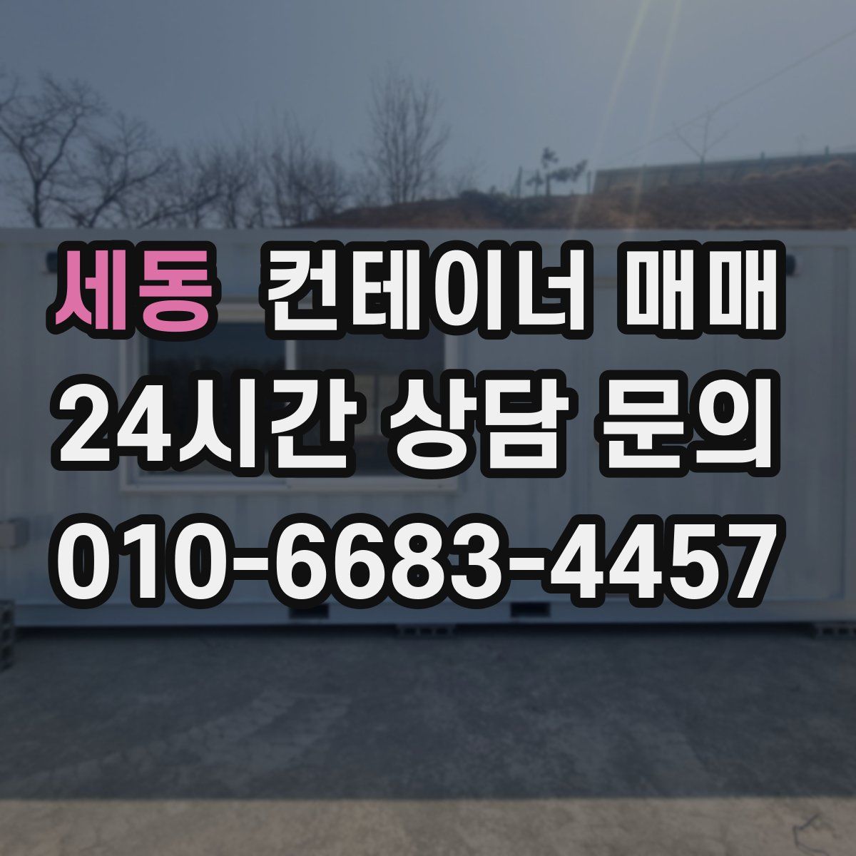 세동 컨테이너 매매