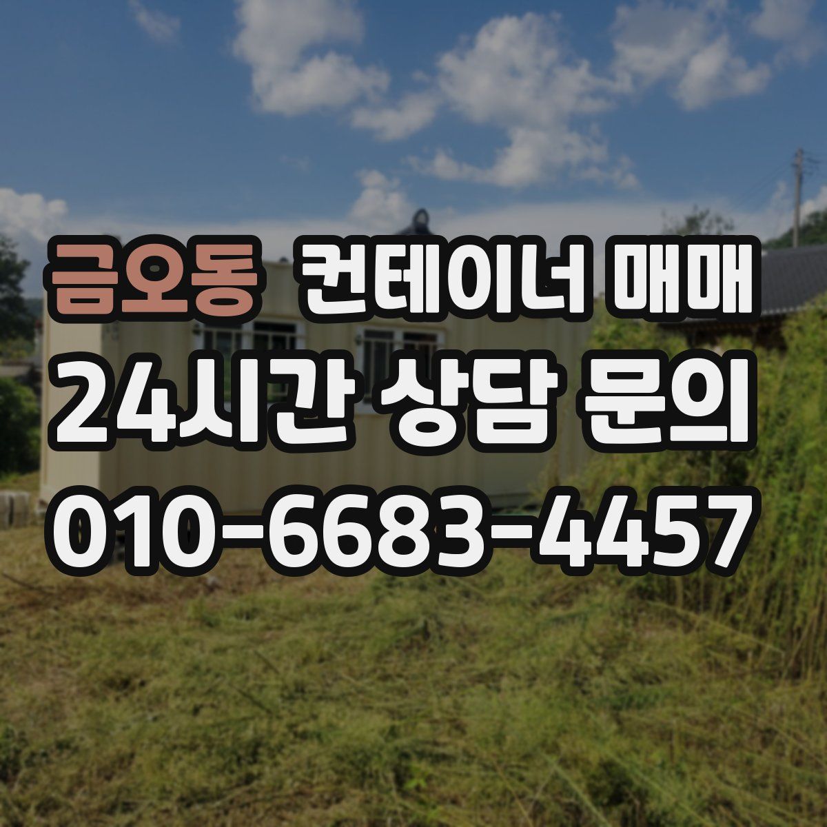 금오동 컨테이너 매매