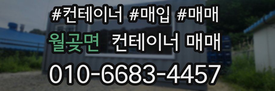 월곶면 컨테이너 매매