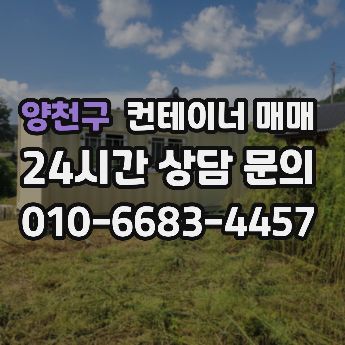 양천구 컨테이너 매매