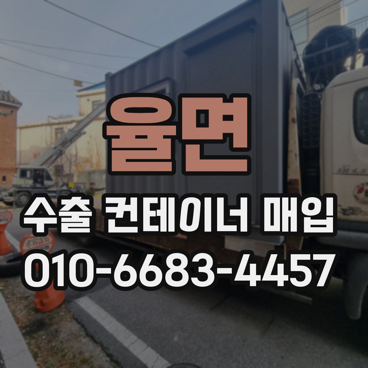 율면 수출 컨테이너 매입