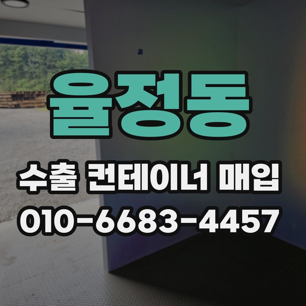 율정동 수출 컨테이너 매입 전 확인할 점과 진행 절차