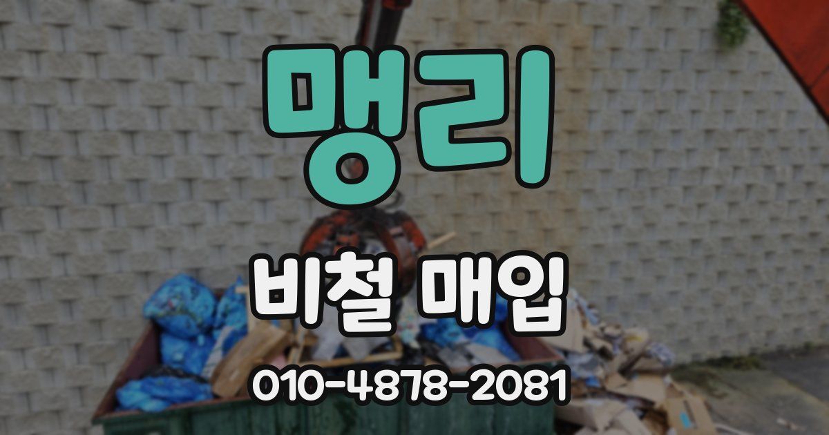 맹리 비철 매입