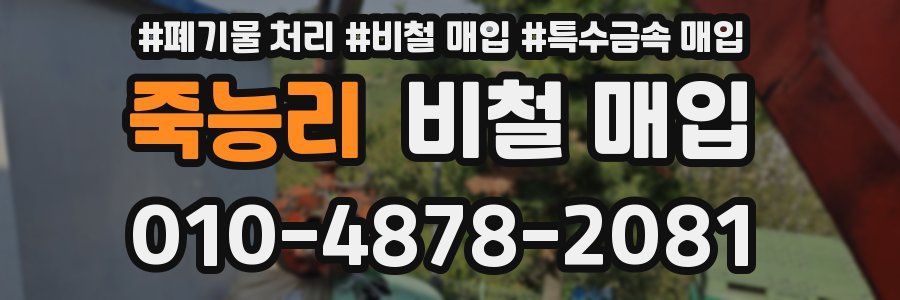 죽능리 비철 매입