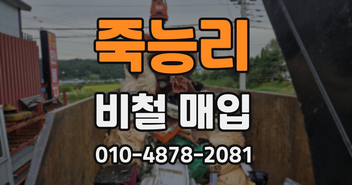 죽능리 비철 매입