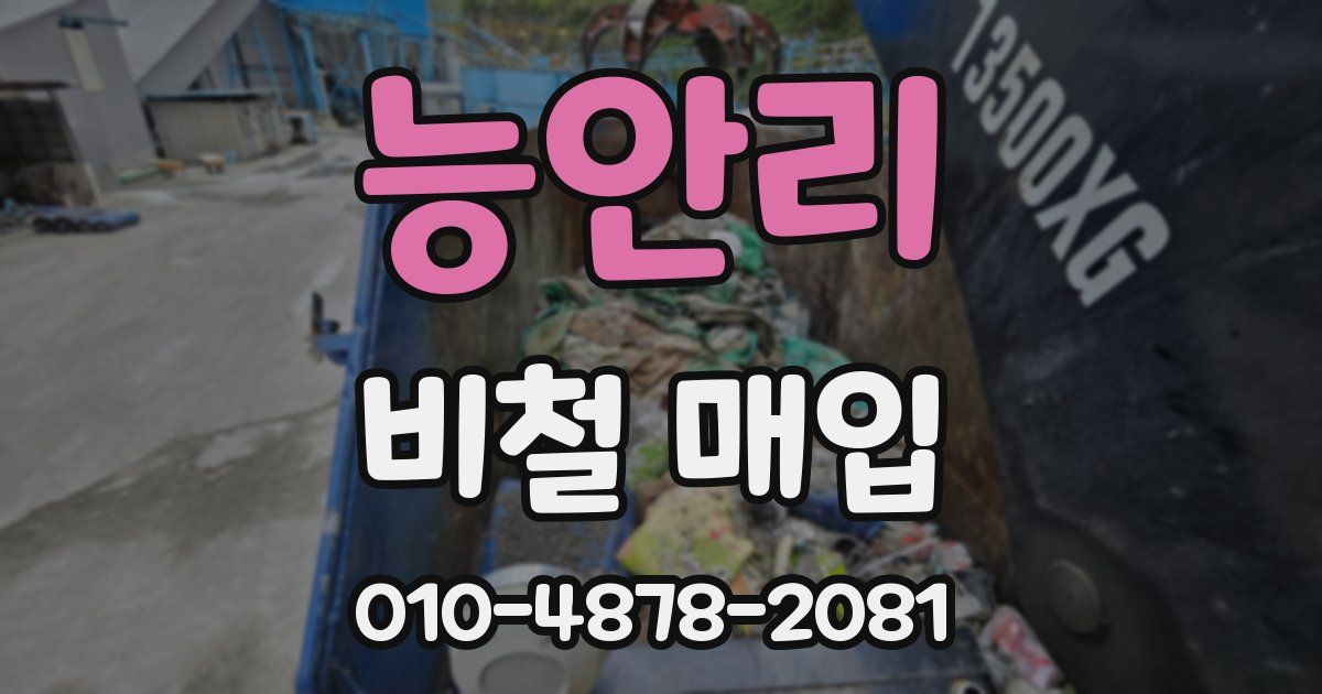 능안리 비철 매입