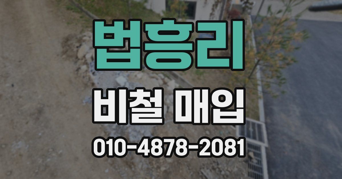 법흥리 비철 매입