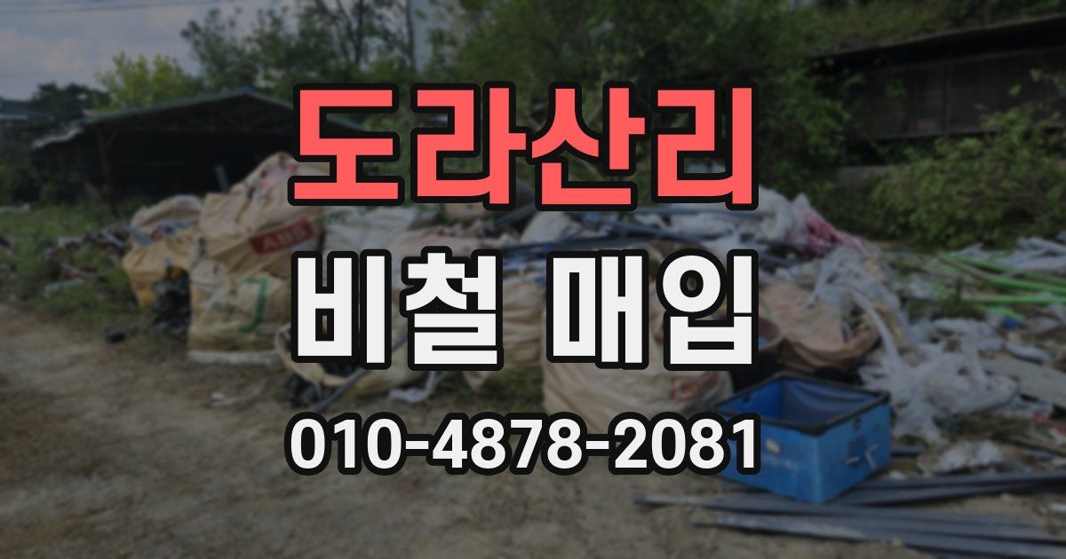 도라산리 비철 매입
