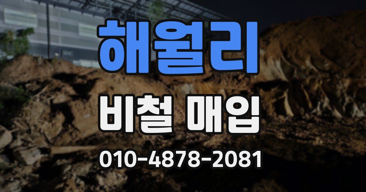 해월리 비철 매입