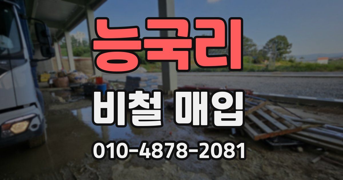 능국리 비철 매입