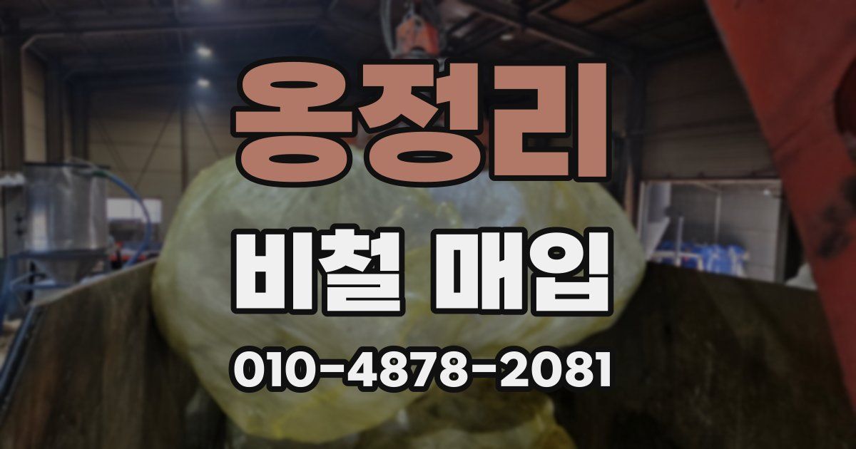 옹정리 비철 매입