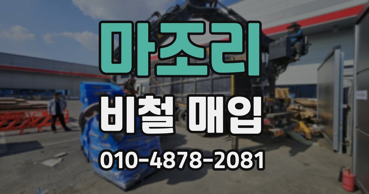 마조리 비철 매입