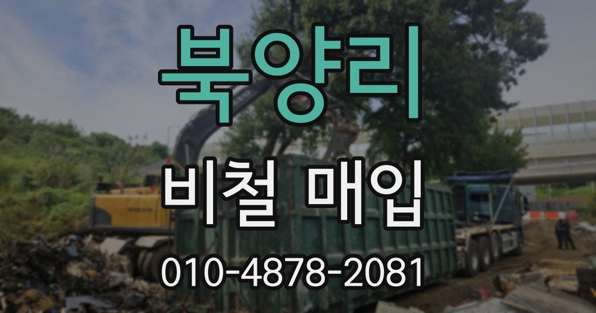 북양리 비철 매입