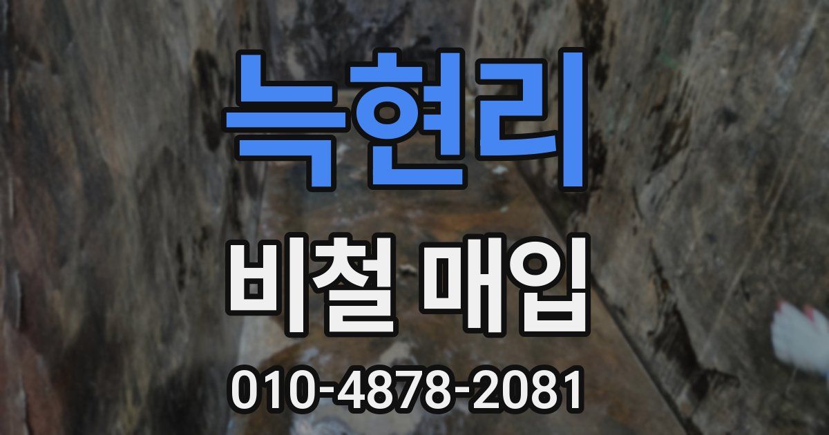 늑현리 비철 매입