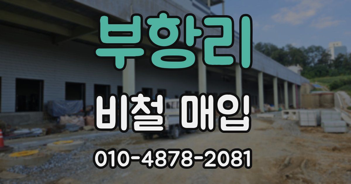 부항리 비철 매입