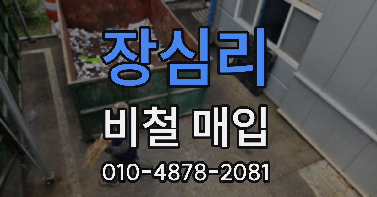 장심리 비철 매입