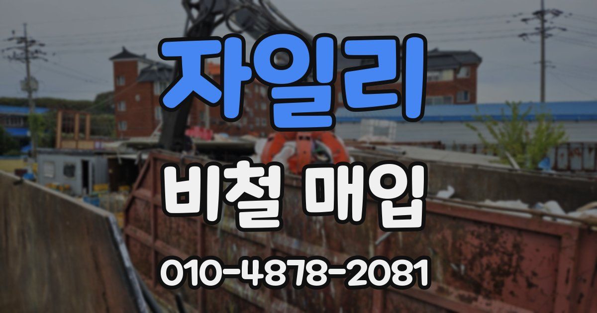 자일리 비철 매입