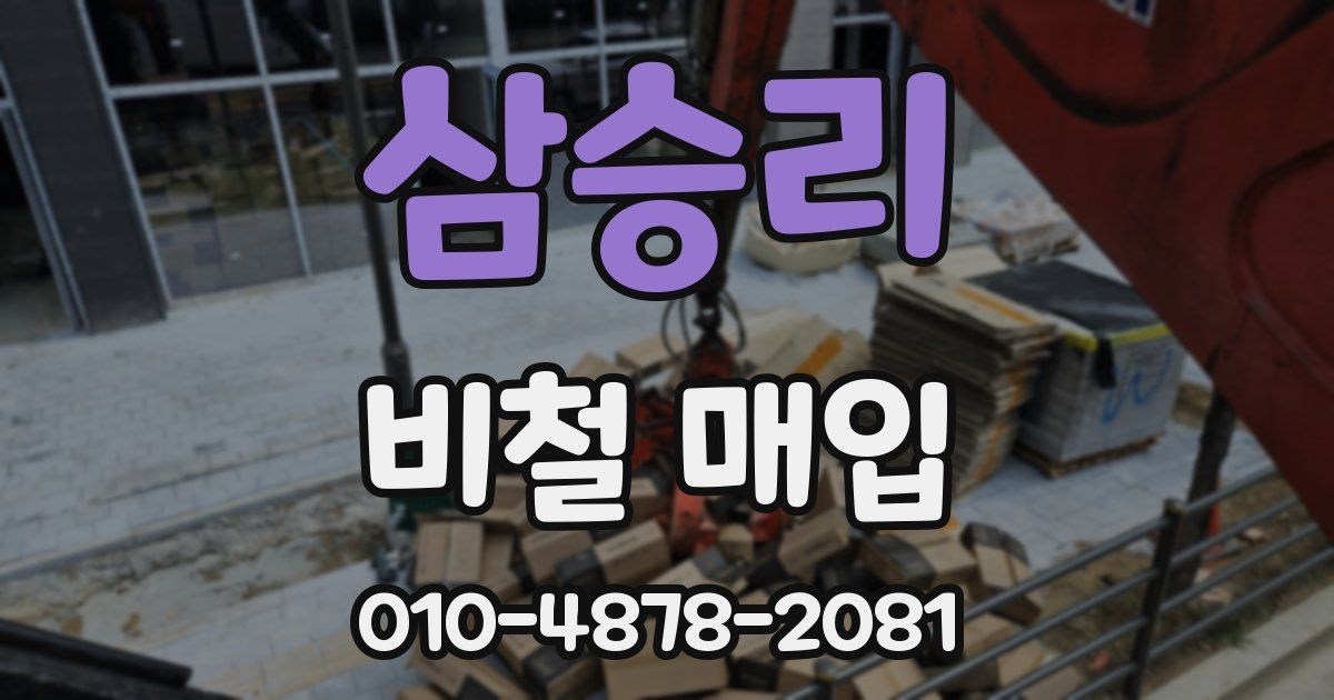 삼승리 비철 매입