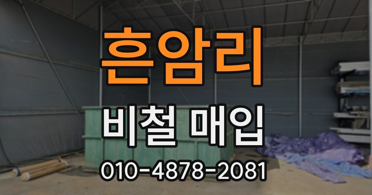 흔암리 비철 매입