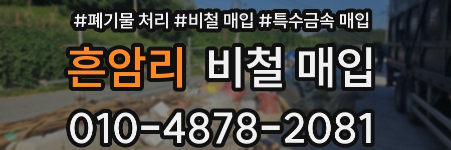 흔암리 비철 매입