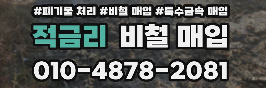 적금리 비철 매입