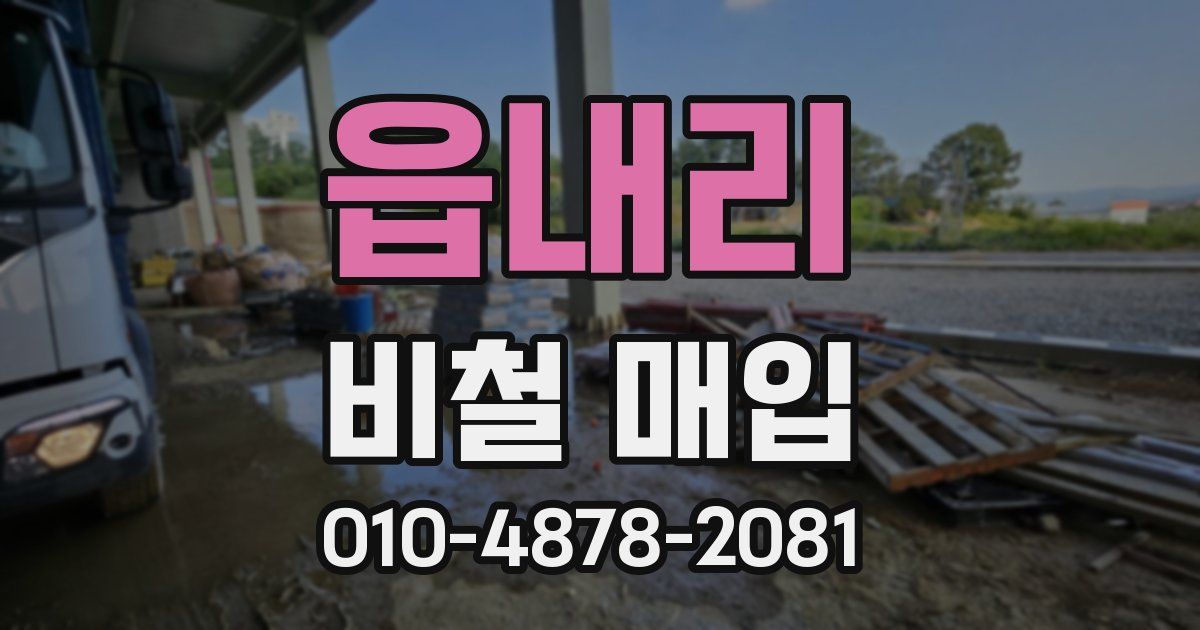 읍내리 비철 매입