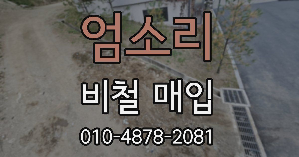 엄소리 비철 매입