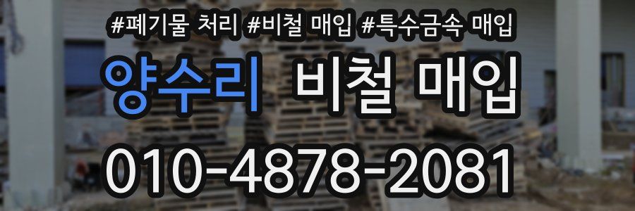 양수리 비철 매입