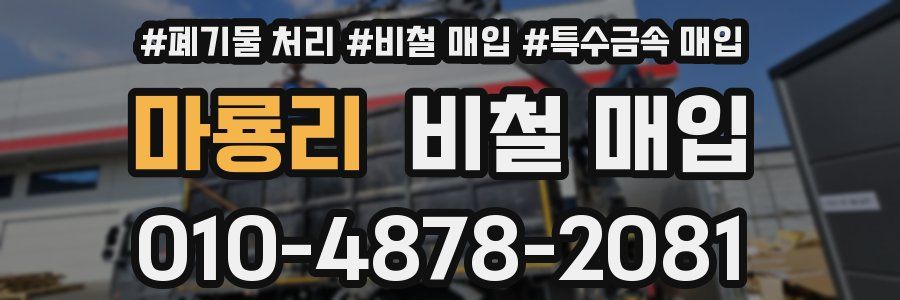 마룡리 비철 매입