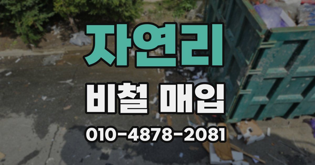 자연리 비철 매입