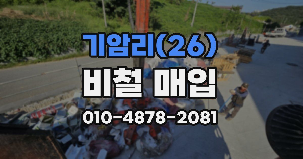 기암리(26) 비철 매입