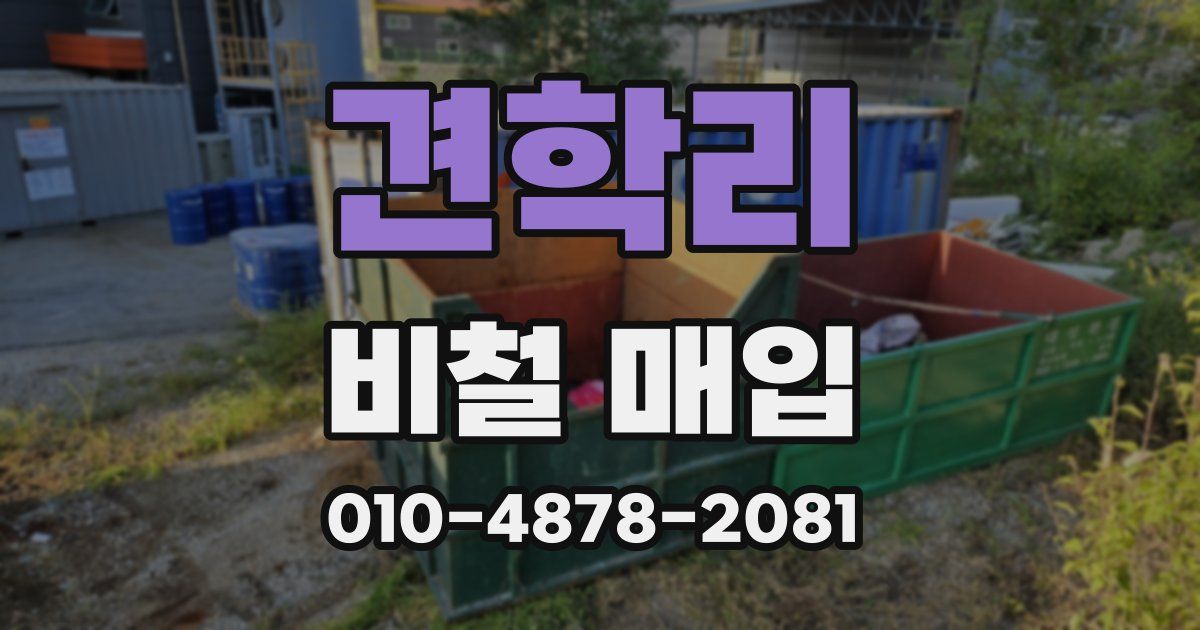 견학리 비철 매입