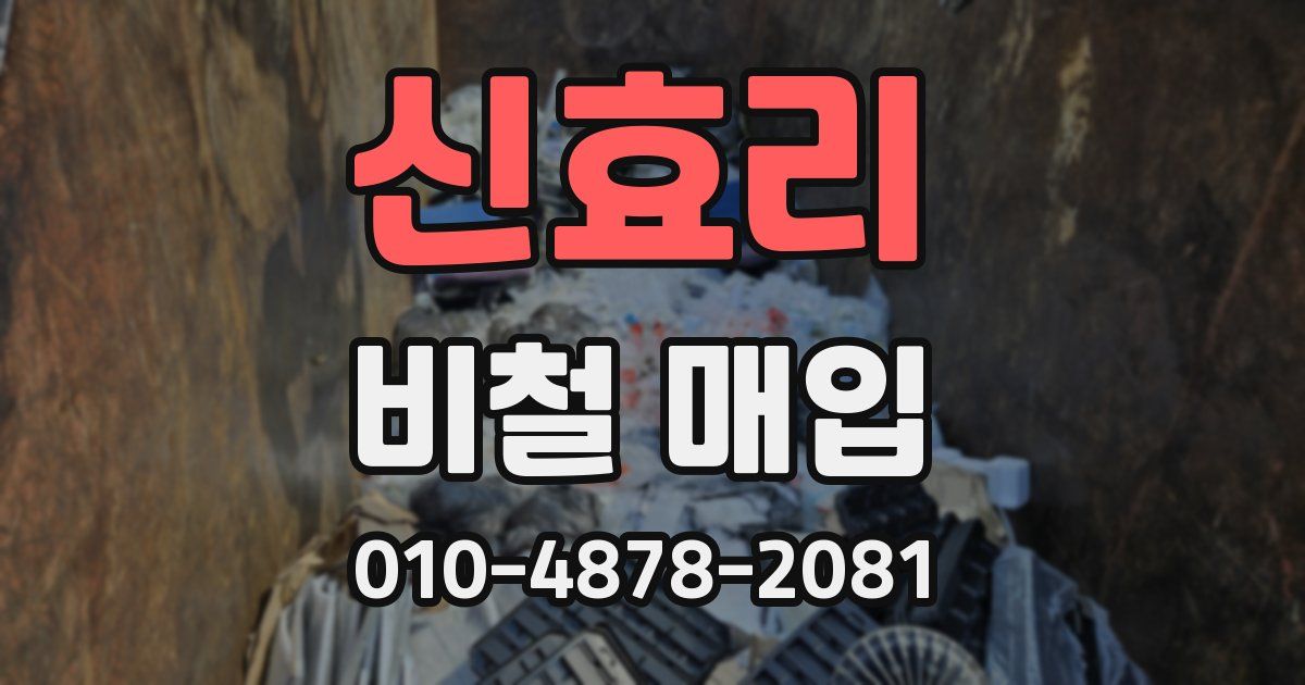 신효리 비철 매입