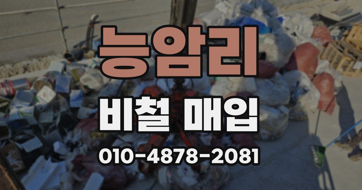 능암리 비철 매입
