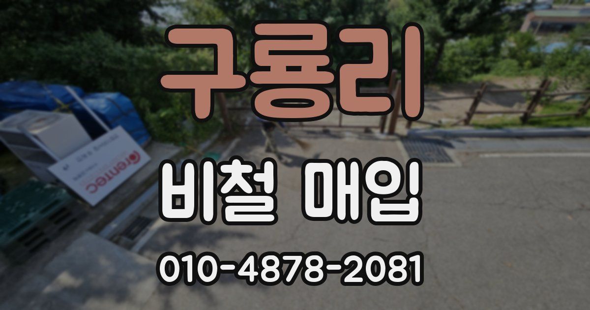 구룡리 비철 매입