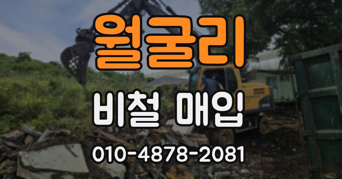 월굴리 비철 매입
