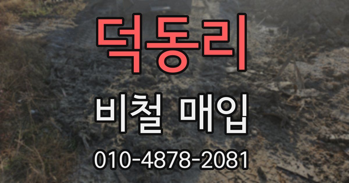 덕동리 비철 매입