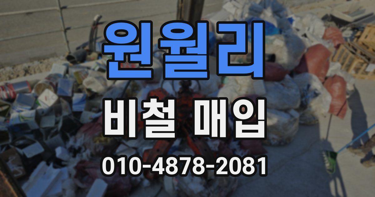 원월리 비철 매입