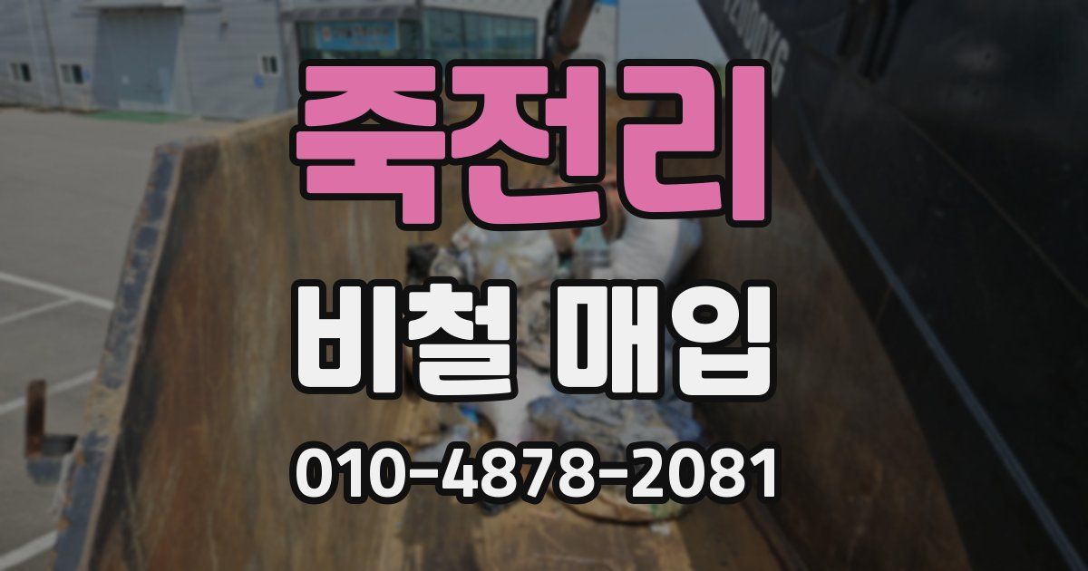 죽전리 비철 매입
