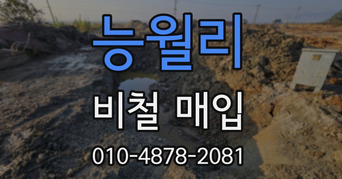 능월리 비철 매입