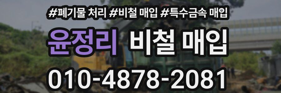 윤정리 비철 매입