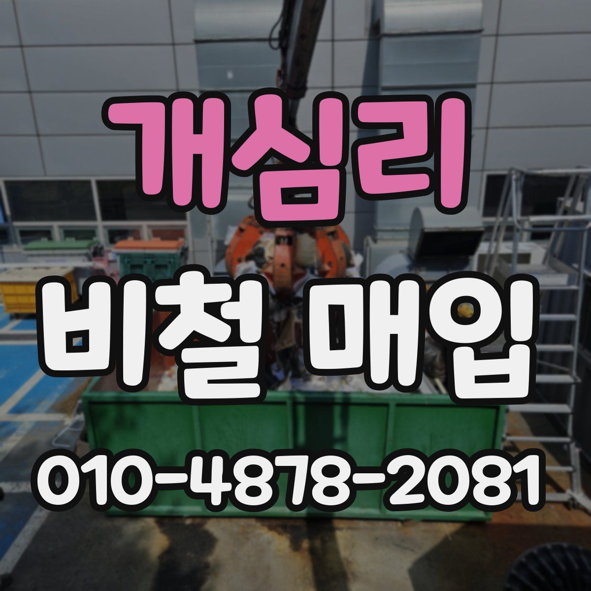 개심리 비철 매입