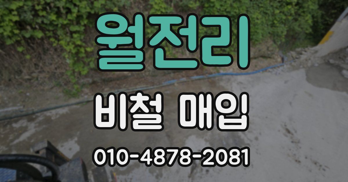 월전리 비철 매입