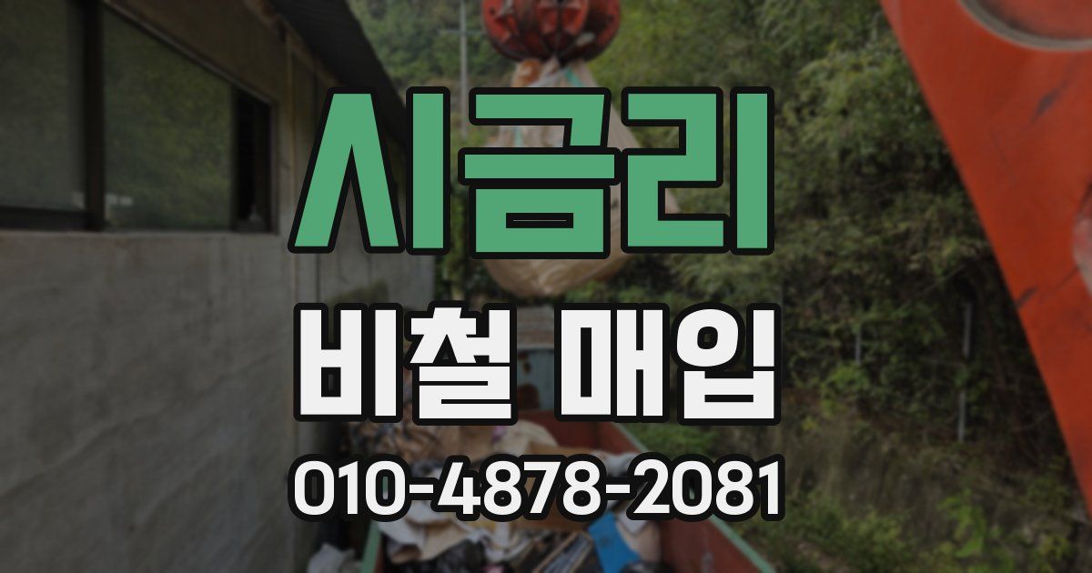 시금리 비철 매입