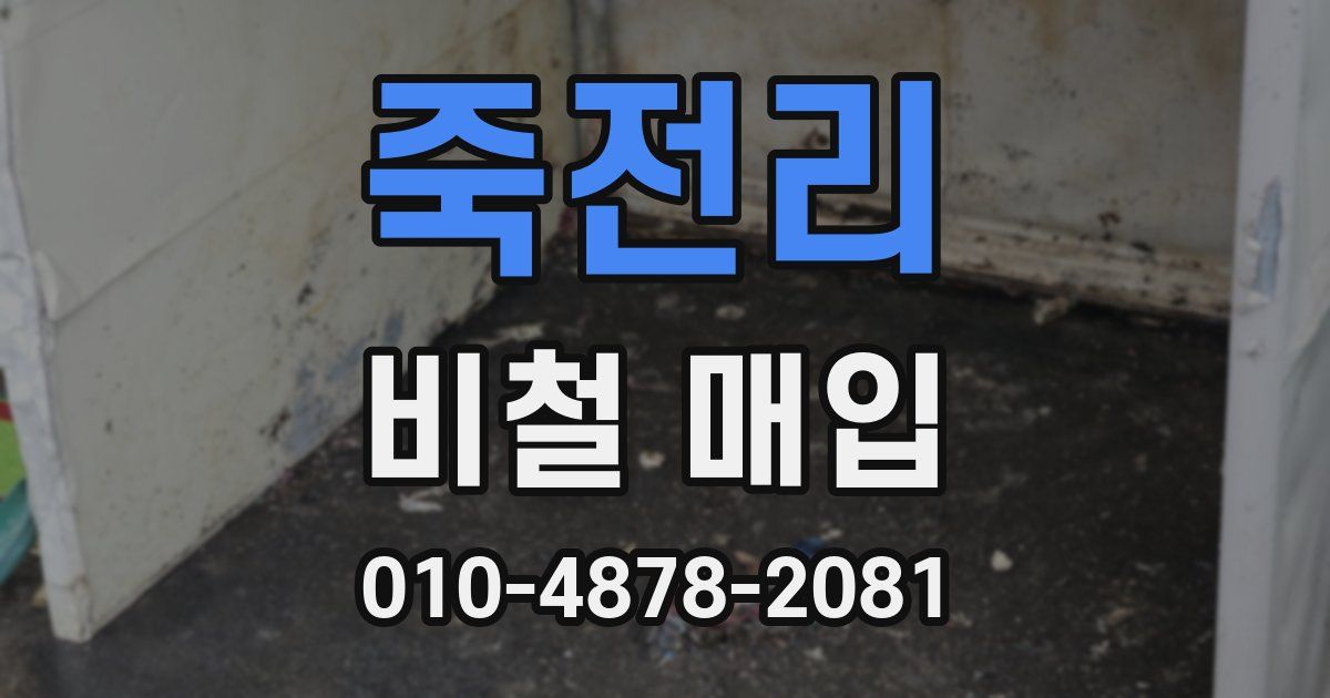 죽전리 비철 매입