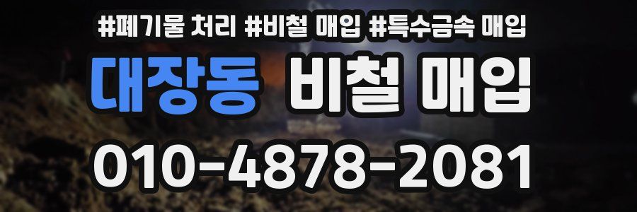 대장동 비철 매입